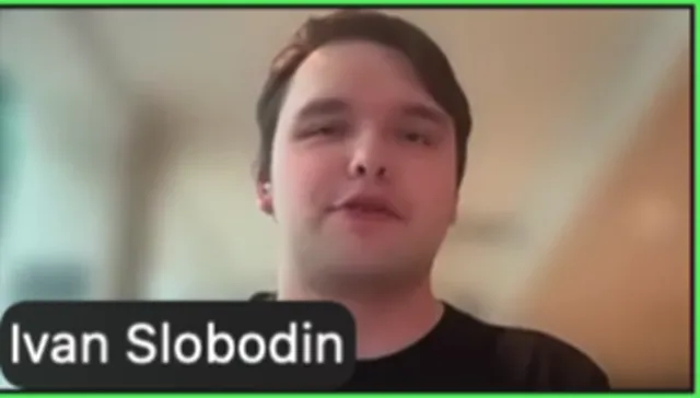 Ivan Slobodin speaking during a live Accelerator session.