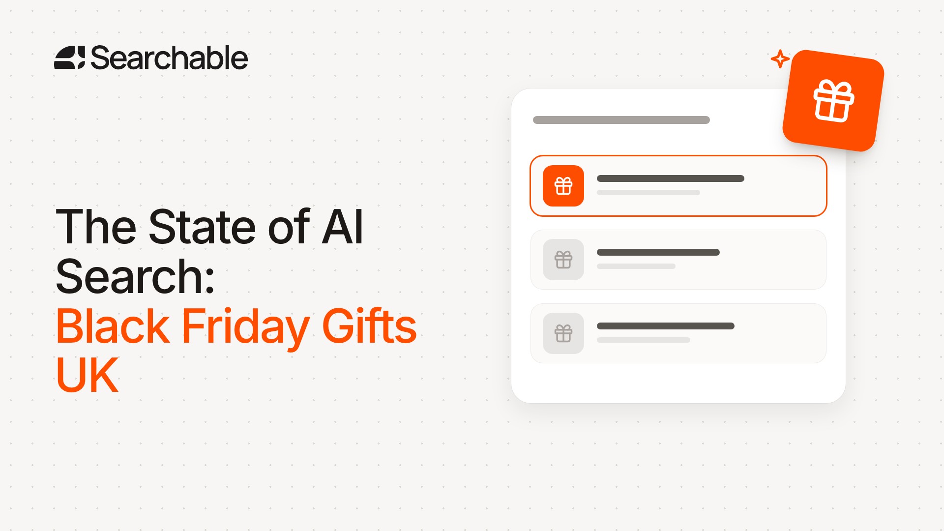 The State of AI Search: Black Friday Gifts UK