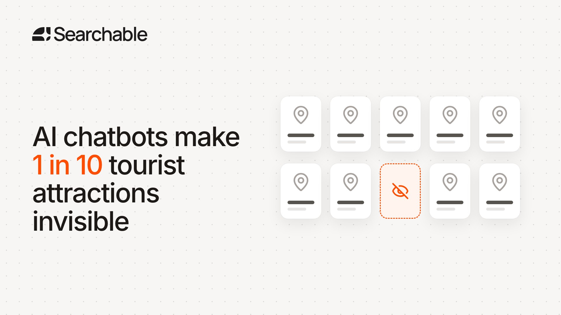 AI chatbots make 1 in 10 tourist attractions invisible